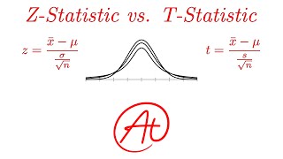 ZStatistics vs TStatistics EXPLAINED in 4 Minutes [upl. by Rusell]