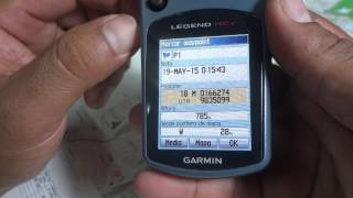 COMO HACER WAYPOINTS CON EL GPS [upl. by Leira347]