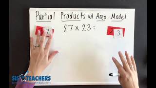 Multiplication Partial Products with Area Model [upl. by Arrac846]