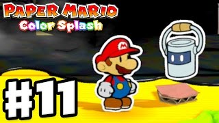 Paper Mario Color Splash  Gameplay Walkthrough Part 11  Sunglow Ridge 100 Nintendo Wii U [upl. by Aihsik]