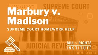 Marbury v Madison  BRIs Homework Help Series [upl. by Hew590]