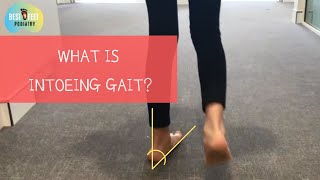 intoeing gait and orthotics therapy [upl. by Iznekcam]