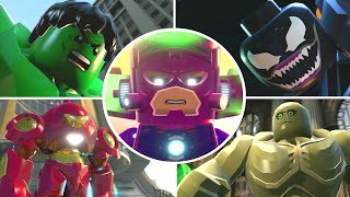 LEGO Marvel Super Heroes  All Bosses [upl. by Eidnim]