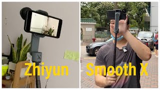 Zhiyun Smooth X Unboxing  Review The Smallest Gimbal That Support Moment Lens [upl. by Korey706]