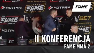 FAME MMA 2 II Konferencja powtórka [upl. by Kissner]