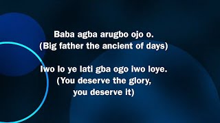 Yoruba Praise and Worship Medley Lyrics Video with English Translation O FE MI by Noble Omoniyi [upl. by Laris552]