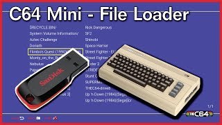 C64 Mini File Loader Add More Games [upl. by Owiat]