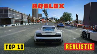 Top 10 High Graphics ROBLOX Games In 2023 [upl. by Campney]