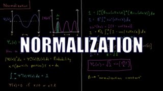 Quantum Chemistry 36  Normalization [upl. by Lottie]