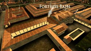 Animation of ancient Roman Fort in Caerleon Wales [upl. by Caresse]