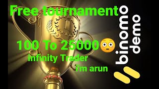 Binomo Trading Free tournament 100 to 25000 in tamil [upl. by Candace]