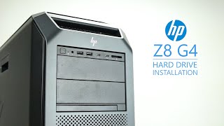 HP Z8 G4 Hard Drive Installation [upl. by Inaffit824]