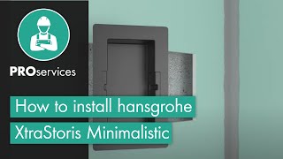 How to install hansgrohe XtraStoris Minimalistic [upl. by Nivets868]