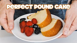 Classic Homemade Pound Cake Recipe  Homemade Whipped Cream and Fresh Berries [upl. by Rusel]