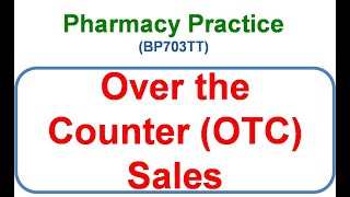 4c OTC Sales [upl. by Eidnar]