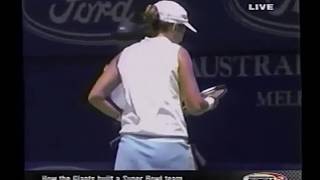 Monica Seles vs Miroslava Vavrinec 2001 AO Highlights [upl. by Assenna826]