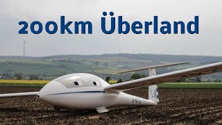 Segelfliegen  200km Überlandflug  Außenlandung  Segelflugausbildung [upl. by Naresh]