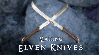 FORGING ELVEN KNIVES  Inspired by The Lord of the Rings [upl. by Emelda281]