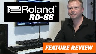 Roland RD88 Full Demo amp Feature Review [upl. by Eimerej]