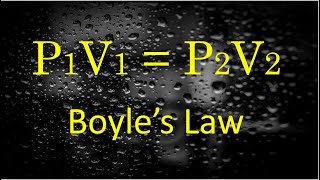 Boyles Law Example [upl. by Elleinnod356]