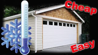 How to Air Condition Your Garage CHEAP  DIY [upl. by Melvyn]