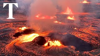 LIVE Hawaiis Kilauea volcano erupts [upl. by Kumar]