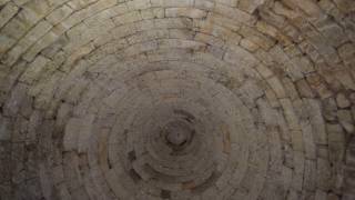 Mycenae 1  Tholos beehive Tomb of Clytemnestra  Acoustics [upl. by Fidelia]