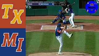 Texas vs Michigan Highlights  LLWS Elimination Game  2021 Little League World Series Highlights [upl. by Genia]