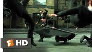 The Matrix Reloaded 26 Movie CLIP  The Burly Brawl 2003 HD [upl. by Llebanna18]