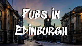 Pubs in Edinburgh Scotland  The Story of HalfHangit Maggie [upl. by Eicyak766]