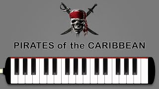 Pirates of the Caribbean  Melodica Academy Tutorials [upl. by Ameehsat690]