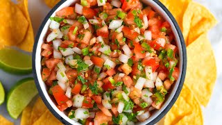 Fresh Pico de Gallo Recipe [upl. by Adriaens]