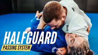 How To Pass Half Guard  BJJ Fundamentals [upl. by Elvina]