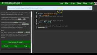 Convert Celsius to Fahrenheit freeCodeCamp Basic Javascript [upl. by Halehs174]