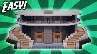 Minecraft How To Build A Modern Mansion House Tutorial 23 [upl. by Letsou763]