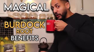 7 Powerful Burdock Root Benefits  How To Make Dandelion and Burdock Tea [upl. by Yelahs]