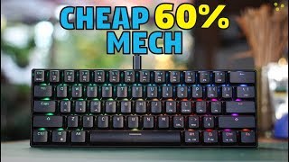 Motospeed CK61 RGB Mechanical Keyboard  Unboxing amp Review [upl. by Gonzalo]