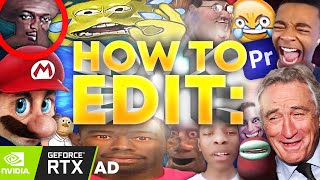 How To Edit 21st Century Humour Memes Premiere Pro [upl. by Annawot]