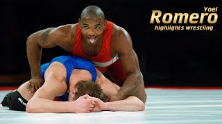 Yoel Romero highlights  WRESTLING [upl. by Leerzej185]