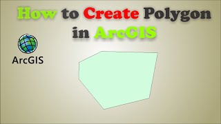 how to create polygon in arcgis [upl. by Nohsal344]