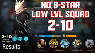 【明日方舟Arknights】210  Low LvlRarity Squad  Arknights Strategy [upl. by Elazaro]