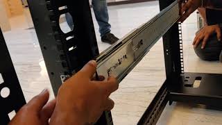 HPE Server Unboxing Rail kit Installation amp Rack Mount Large [upl. by An766]