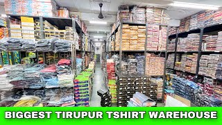 Biggest Tirupur Tshirt Wholesaler  Tshirt Warehouse Wholesale [upl. by Dranrev64]