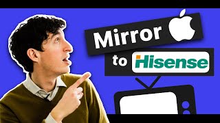 How to Screen Mirror iPhone or iPad to Hisense TV both Android amp Roku TV in 2024 [upl. by Burton]