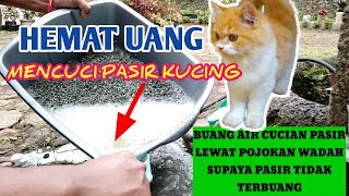 CARA MENCUCI PASIR KUCINGPASIR ZIOLIT [upl. by Navi]