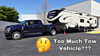 2021 Ford F450 Platinum Towing My 14k Fifth Wheel Up 6 Grade  Is This Too Much Truck  MPG Test [upl. by Ravert]