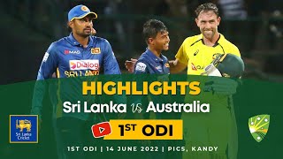 1st ODI Highlights  Sri Lanka vs Australia 2022 [upl. by Araiek694]