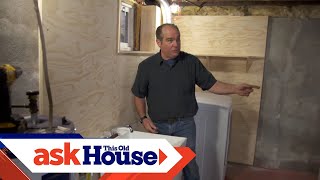 How to Install a Basement Laundry  Ask This Old House [upl. by Ariom650]