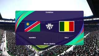 Namibia vs Mali 24012024 Africa Cup of Nations PES 2021 [upl. by Pompei420]