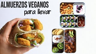 1 SEMANA DE ALMUERZOS PARA LLEVAR  VEGAN LUNCH BOX [upl. by Laeno507]